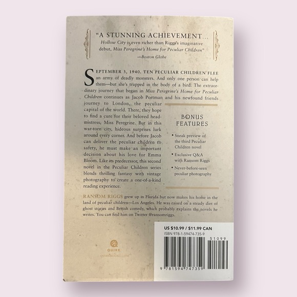 Miss Peregrine’s 3 Book Set - Ransom Riggs - Picture 11 of 12